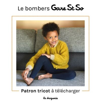 Knitting pattern for children's bombers "Gare St So"