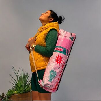 AMOUR DU YOGA | Sac de yoga upcyclé 2