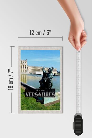 Panneau en bois voyage 12x18 cm Château de Versailles France Tourisme 4