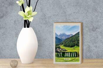Panneau en bois voyage 12x18 cm pcs. Johann au Tyrol, voyage d'été en montagne 3