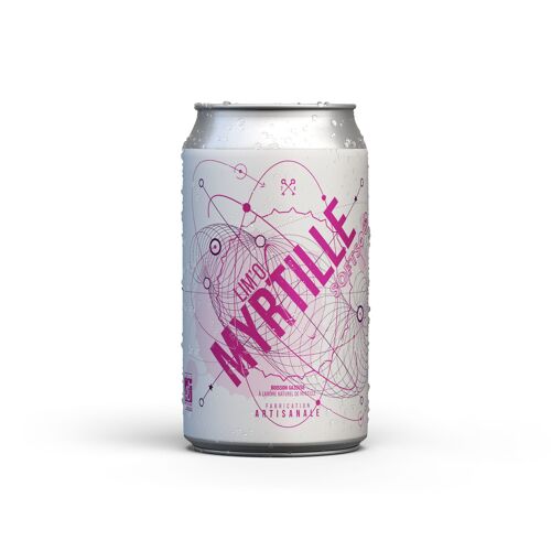 Lim'O Myrtille BIO 33cl Canette