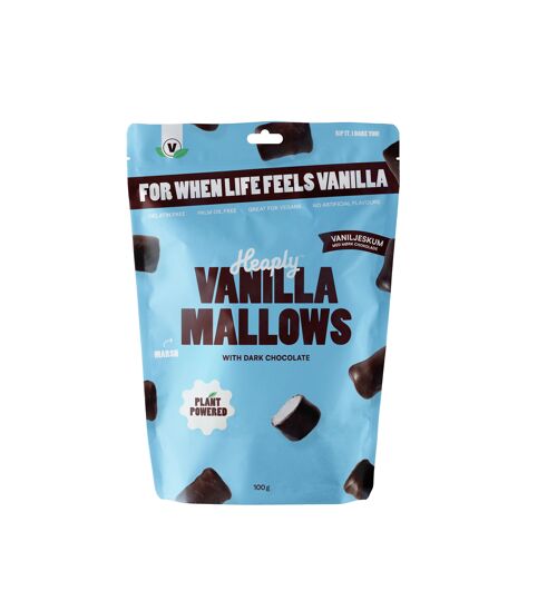 Plant-powered Dark Chocolate Vanilla Marshmallows