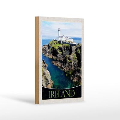 Holzschild Reise 12x18 cm Irland Inselstaat Westeuropa Meer