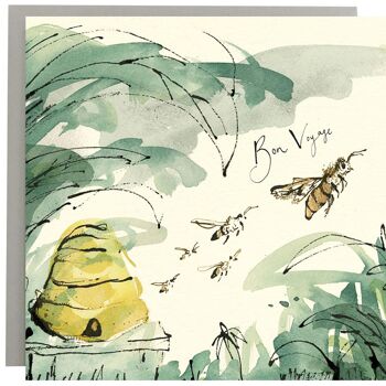 Bon Voyage Bee Hive Card 1