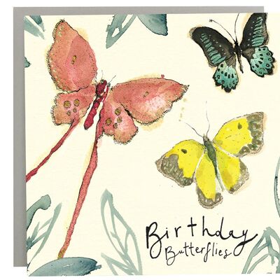 Birthday Butterflies Card