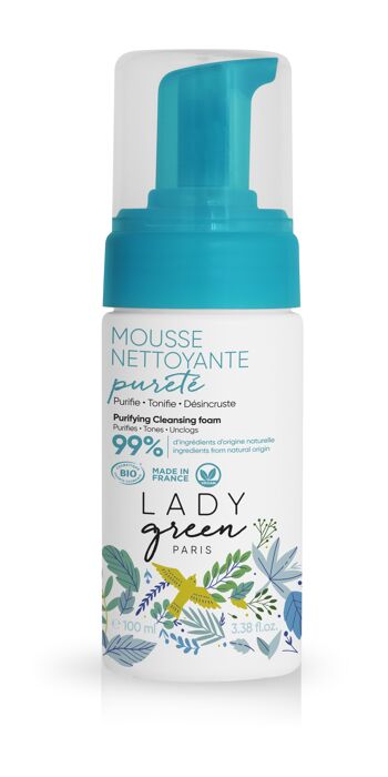 Mousse nettoyante pureté