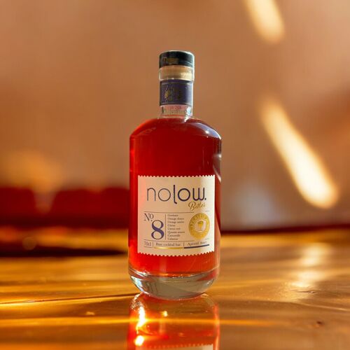Nolow Spirit Free N°8 - Bitter sans Alcool - Gentiane et Orange - Peu sucré - bouteille de 70cl