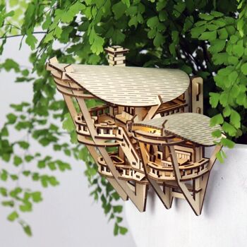 Tiny Treehouses Horizons Edge, Puzzle 3D en bois DIY 2