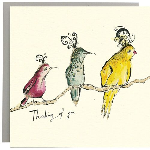 Thinking of you Birds Card