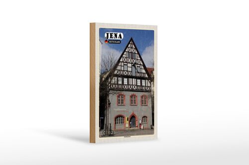 Holzschild Städte Jena Stadtmuseum Kunstsammlung 12x18 cm