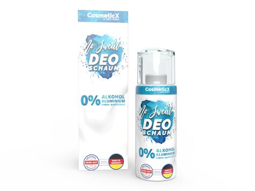 ARTE FIORI® No Sweat DEO Schaum 100ml - DEO Schaum ohne Zusatzstoffe