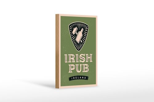 Holzschild Spruch Ireland Irish pub 12x18 cm Geschenk