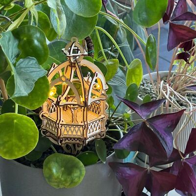 Tiny Treehouses Herbstpavillon, 3D-Puzzle aus Holz zum Selbermachen