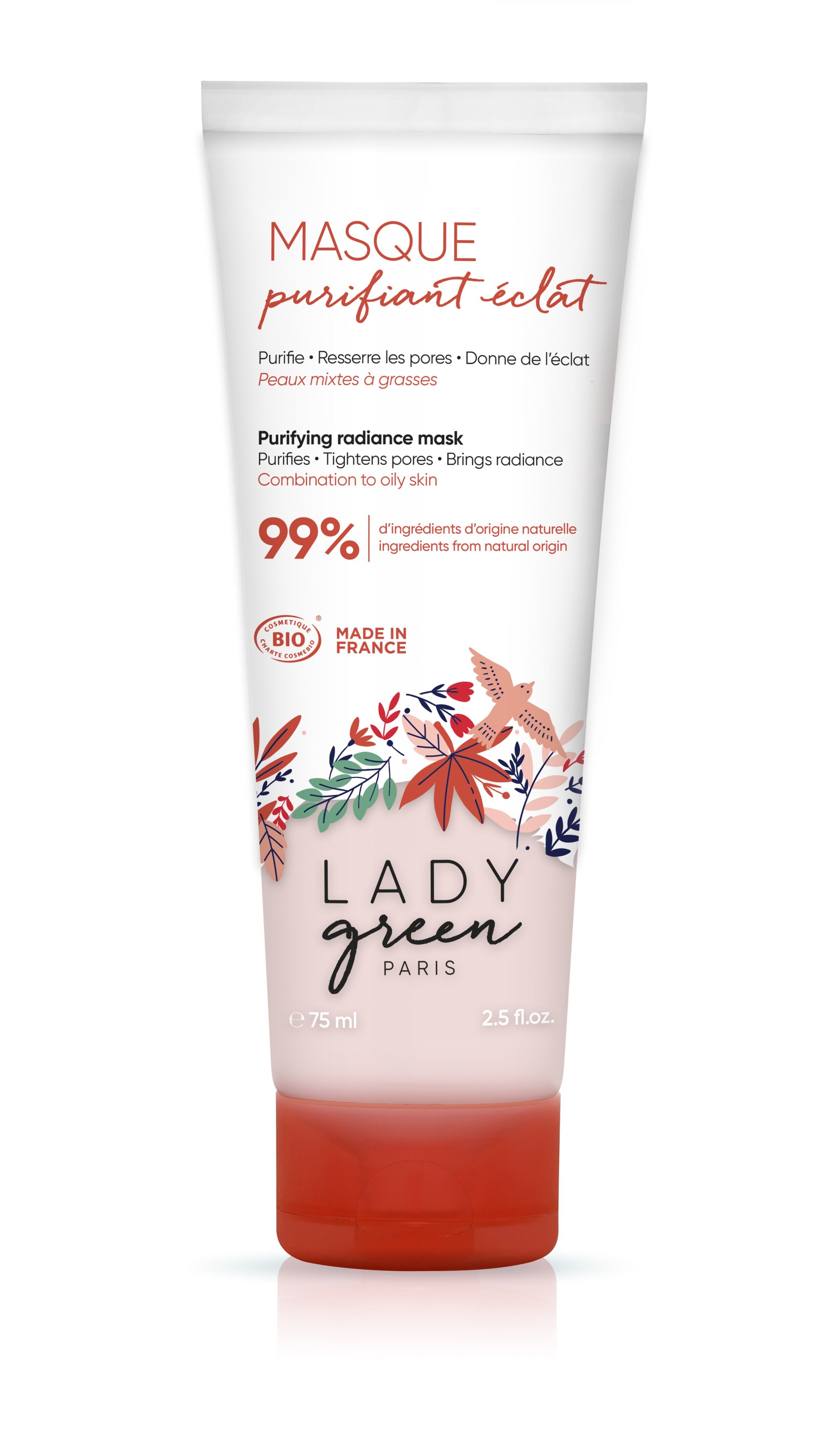 Maschera illuminante purificante