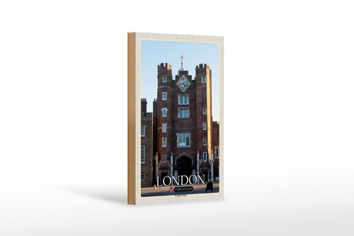 Holzschild Städte London St. James´s Palace UK 12x18 cm Dekoration
