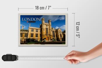 Panneau en bois villes Londres Angleterre Royaume-Uni Lambeth Palace 18x12 cm 4