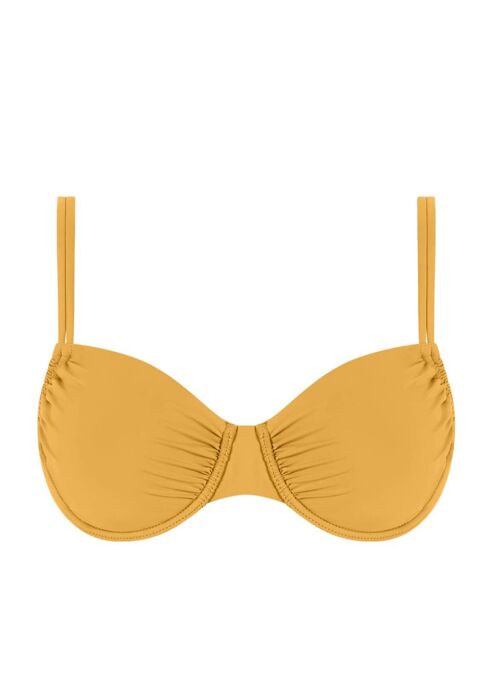 Reducer bikini top with double straps-Amber