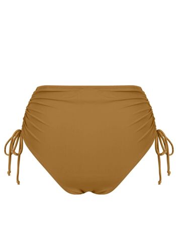 Braguita de bikini de cintura alta-Marrón arena 2