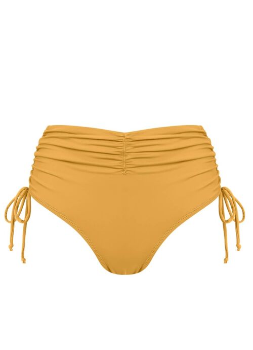 High Waist Bikini Bottom-Amber