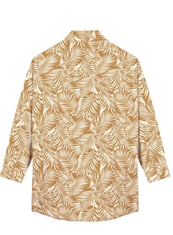 Chemises de plage-Feuille de bananier marron 2