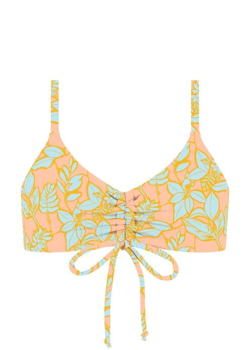 Bikini top for Girls-Nectarine Leaves