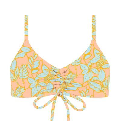 Bikini top for Girls-Nectarine Leaves