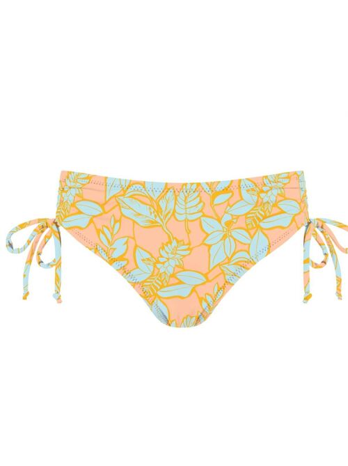 Bikini bottom for Girls-Amber-Nectarine Leaves