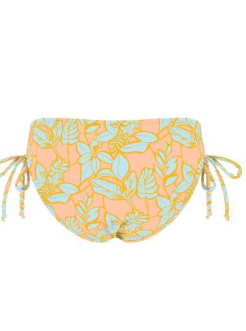 Bas de bikini fille-Ambre-Feuilles de Nectarine 2