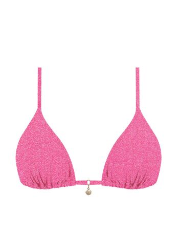 Haut de bikini triangle en lurex-Sandía 1