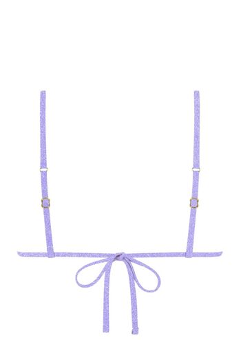 Haut de bikini triangle en lurex-Roland violeta 2
