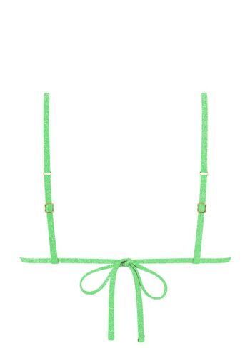 Haut de Bikini Triangle Lurex-Vert oasis 2