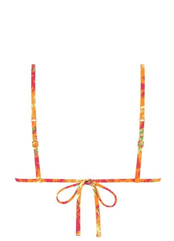 Haut de Bikini Triangle Lurex-Cocotier Orange 2