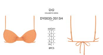 Haut de bikini en lurex-naranja vitamine C 3