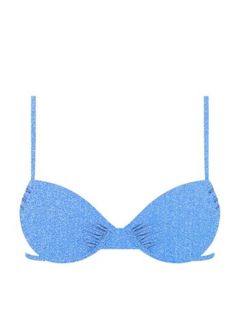 Haut de Bikini Lurex-Bleu Aurora 1