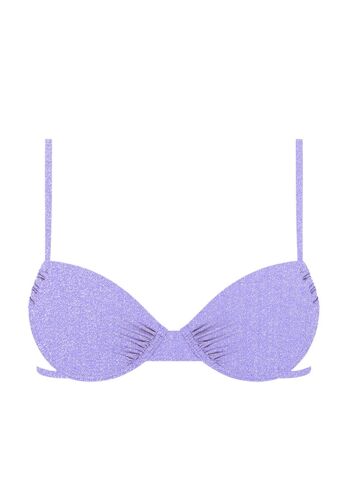 Haut de Bikini Lurex-Roland violet 1