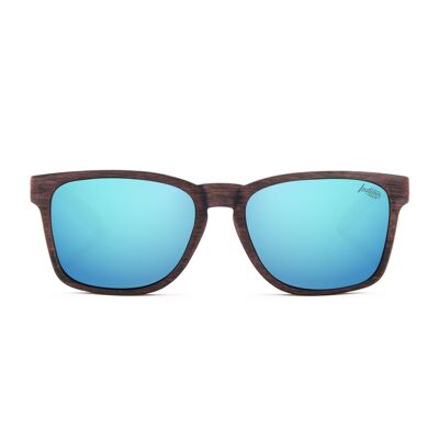 The Indian Face Free Spirit Wood / Blue Sunglasses