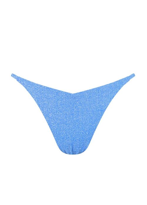 Lurex Bikini Thong-Aurora Blue