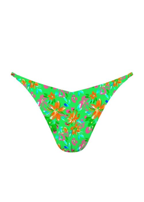 Tanga Bikini Lúrex-Jardín