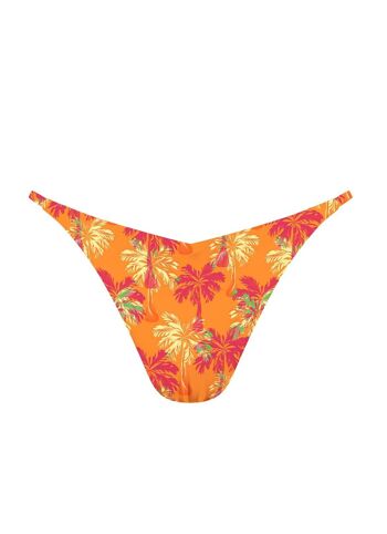 String Bikini Lurex-Cocotier Orange 1