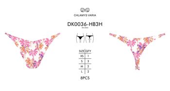 String Bikini Lurex-Cocotier Rose 3