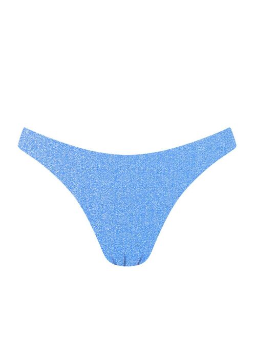Lurex Brazilian Bikini Bottom-Aurora Blue