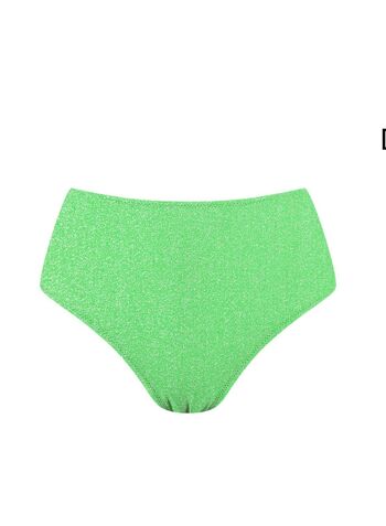 Bas de bikini taille haute-Oasis vert 1