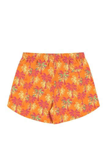 Short de bain pour hommes-Orange Coconut Tree 2