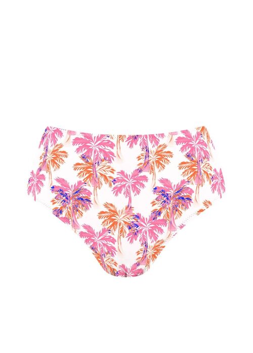 Braguita de bikini High Wasit-Cocotero rosa