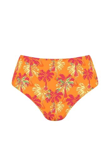 Bas de bikini taille haute-Cocotier Orange 1
