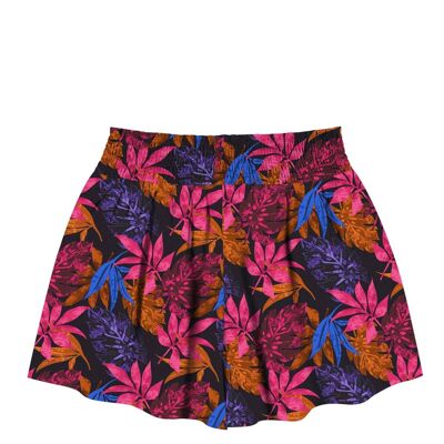 Shorts de playa mujer-Hojas de plátano