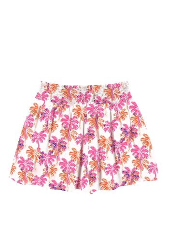 Short de plage pour femme-Cocotier rose 1