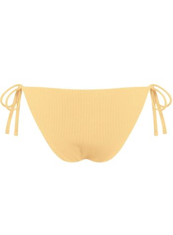 Braguitas de bikini acanaladas Cobertura estándar - Pera amarilla 2