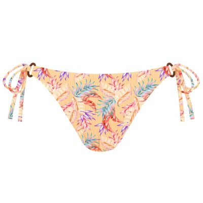 Acanaladas-Bikini-BHs Standard-Bedeckung – Bernsteinfarbene Palmenfront
