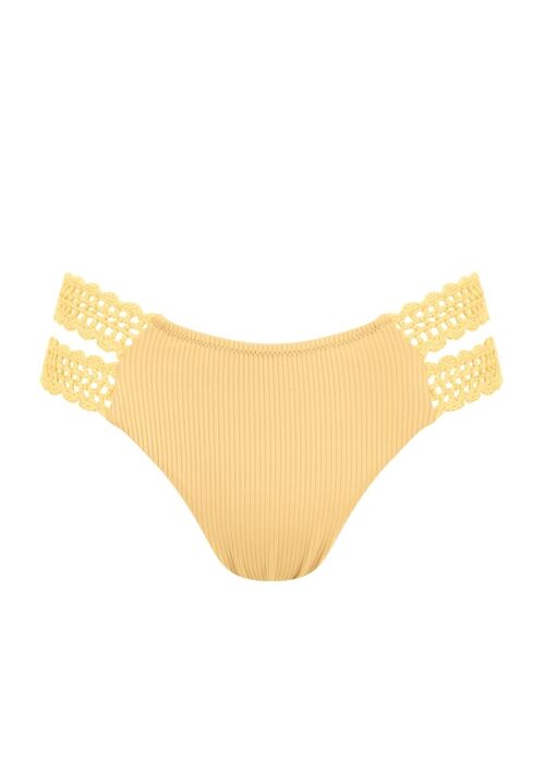 Hilo de fondo de bikini brasileño- Pera amarilla